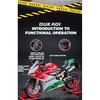 Spary 1/9 Ducati 1199 Panigale R Legierungs-Motorrad Diecast Modell Simulation Sound Licht Sammlungswert Ausstellung Geschenk für Freunde
