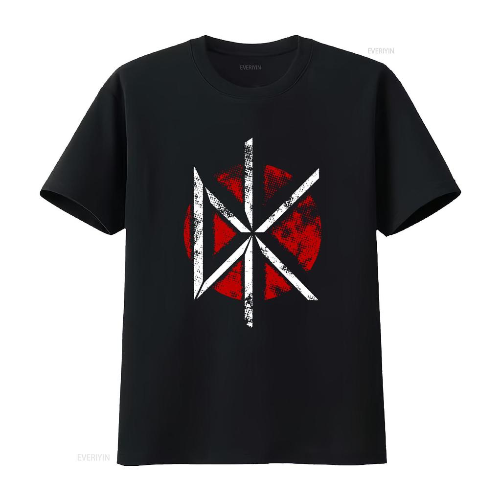 Dead Kennedys Punk Rock Band Official Logo T Shirt New Black with Distressed Design vintage Washed homme Casual graphic