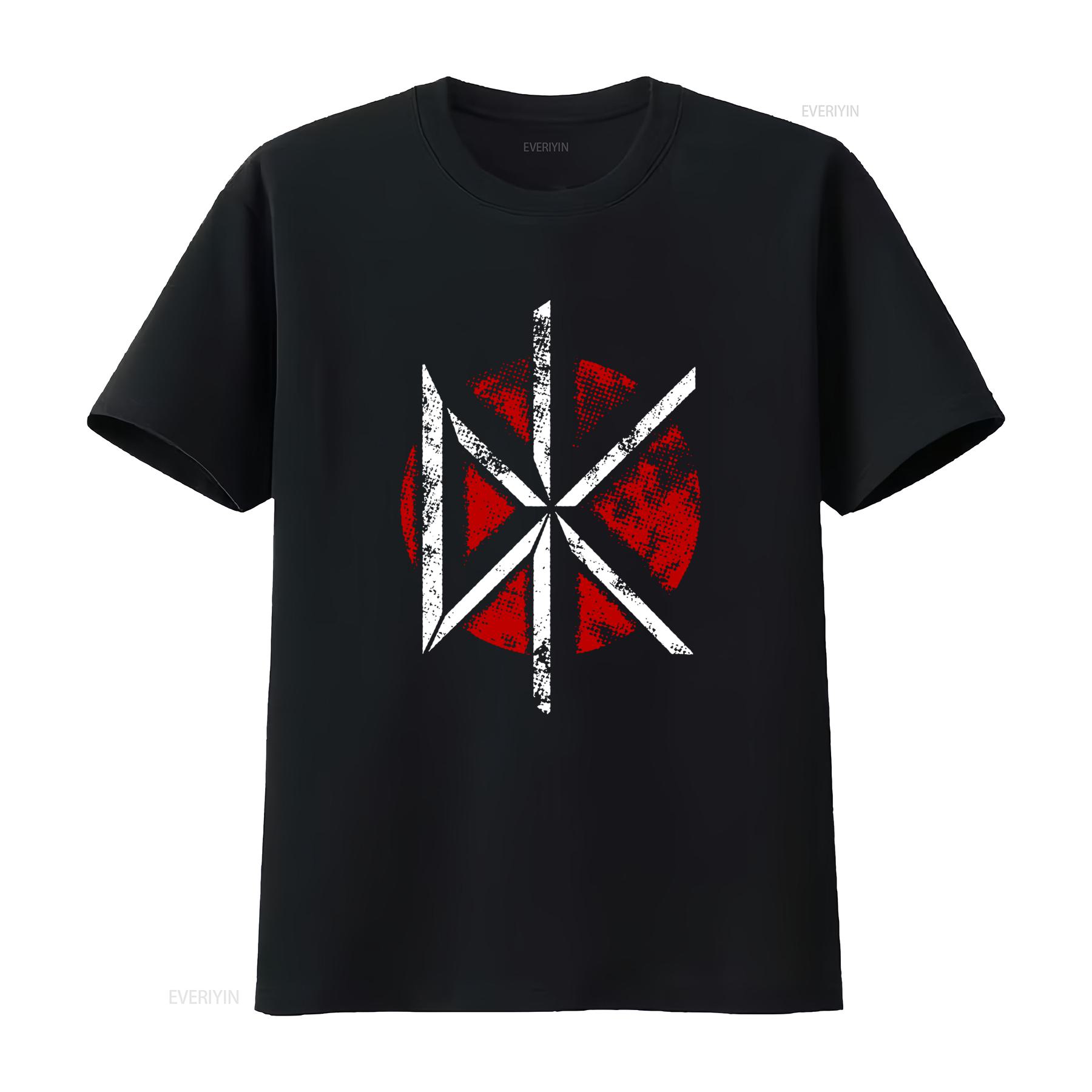 

Dead Kennedys Punk Rock Band Official Logo T Shirt New Black with Distressed Design vintage Washed homme Casual graphic 4XL