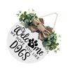 Welcome Sign for Front Door Porch Reusable Door Hanging Sign Greeting Guests & Passers-by