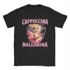 Funny Cappuccina Ballerina Cappuccino Dancer Coffee T-Shirts Women T-Shirt Harajuku Summer Tees Vintage Print Tops Gift