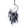 Dream Catcher Pendant Handmade Crafts Wind Chimes Pendant Pearl Feather Exquisite Accessories for Car Office Hotel Homestay
