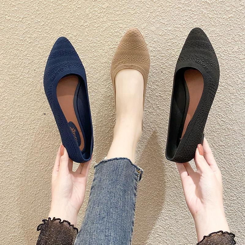 Pointed Sandals for Women Summer Fashion Non-slip Shoes Comfortable Soft Sole Work Shoes