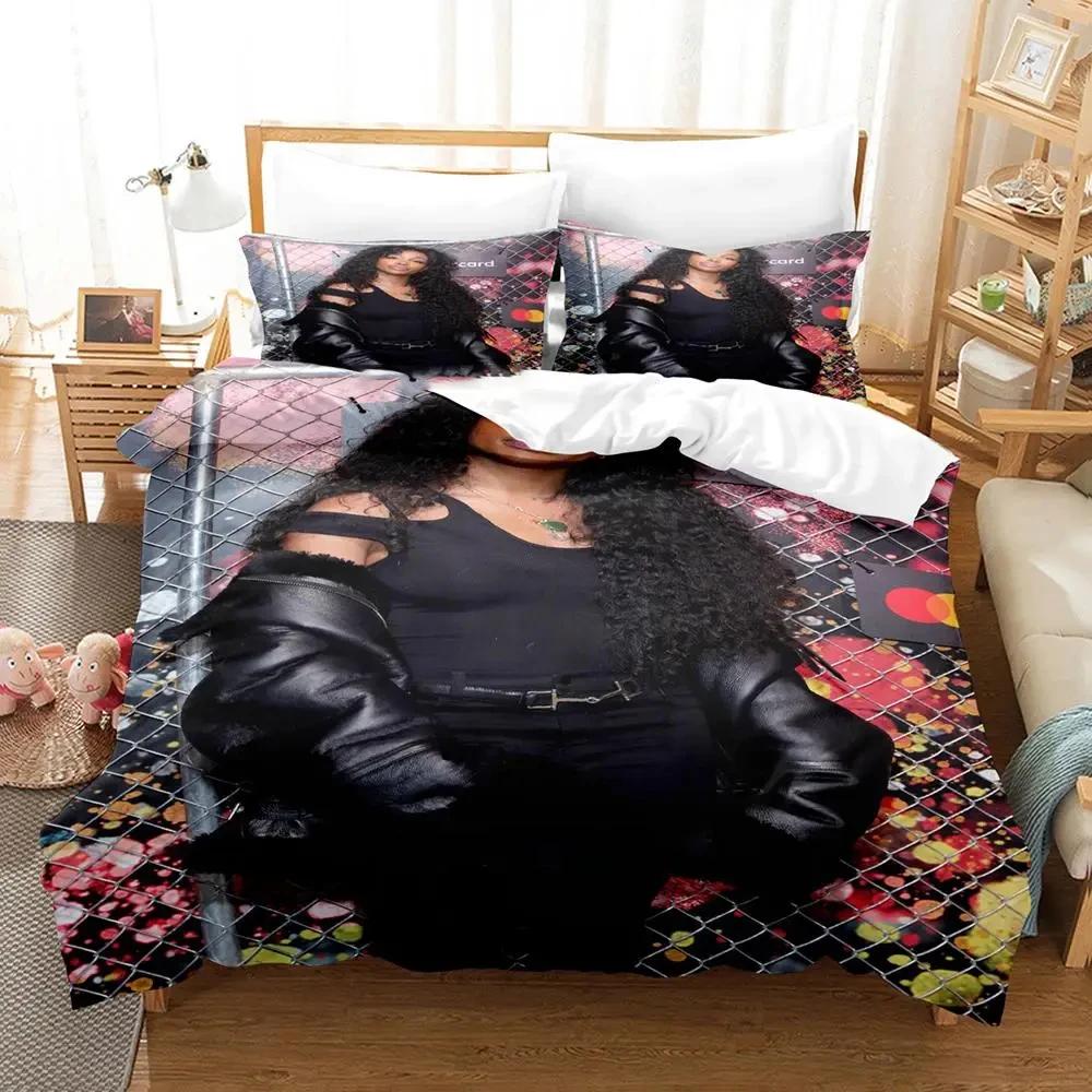  Hip Hop Bedding Set Single Double Queen King Size Duvet Cover Anime Parure De Lit for Adults Boys Quilt Cover Pillowcase