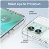 For Moto Edge 40 Neo Case Transparent Cover Fundas Candy Color Soft Flexible TPU Clear Back Bumper For Motorola Moto Edge 40 Neo