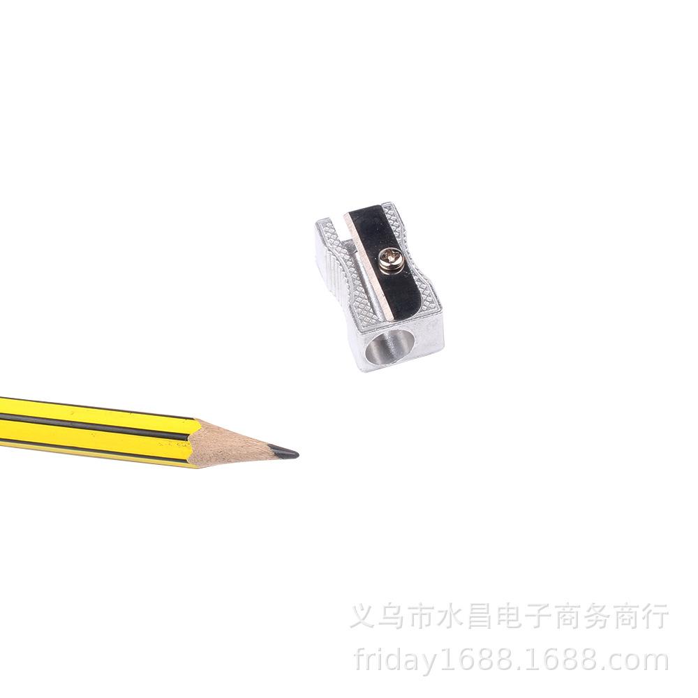 Aluminum Alloy Geometric Pencil Sharpener for Students