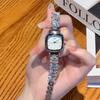 High-End Zircon Bracelet Women'S Watch Light Luxury Niche Crushed Ice Ice Fashion Women'S Sugar Cube Quartz Watch