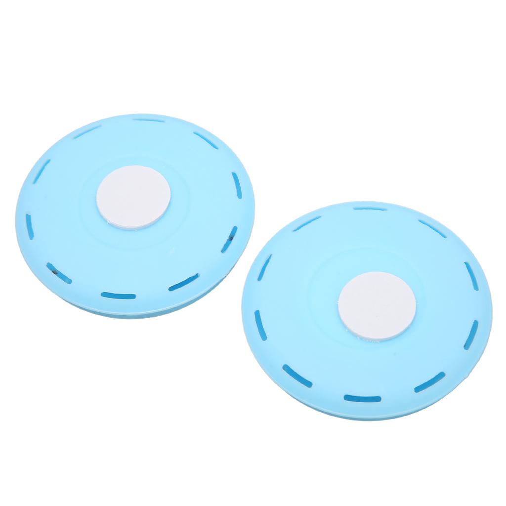 2pcs Adhesive Freshener Box Portable Remove Odor Round Freshener Box for Wardrobe Purple