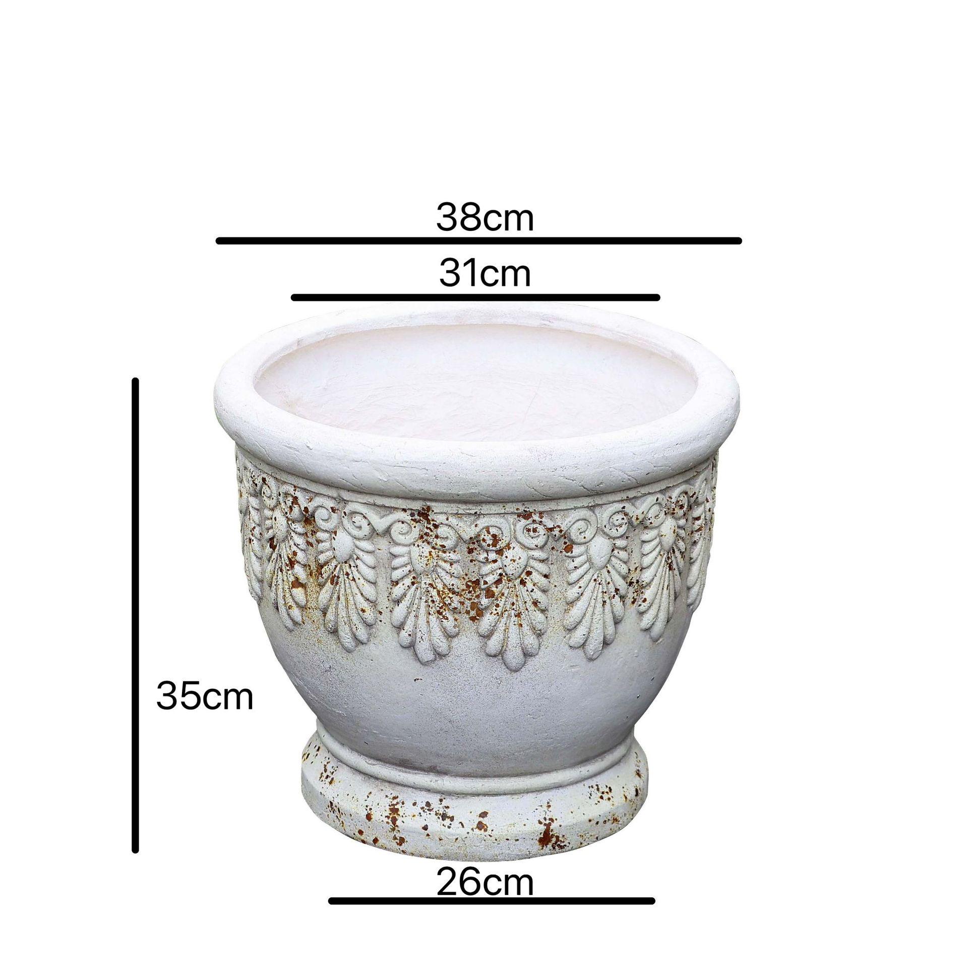 

Сделанный вручную европейский рельефный цветочный горшок для садов и вилл