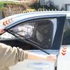 Car Window Screen Sun Shade & Insect Proof Mesh Net for Side Windows Easy Install Universal Auto Accessories for Summer Camping