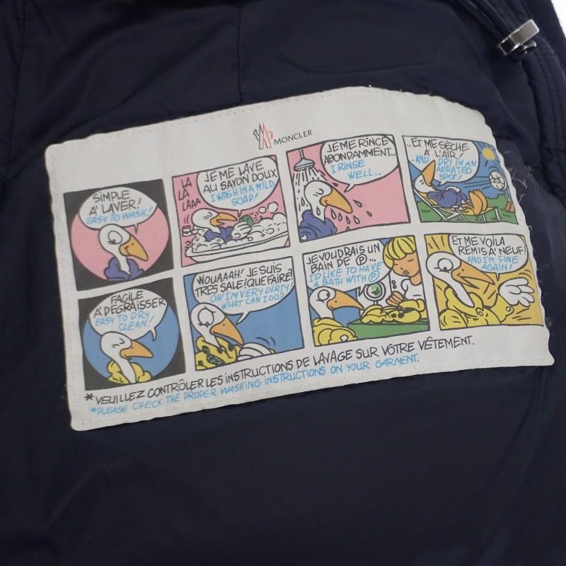 MONCLER  E20934930005 53048 0 Down jacket Navy Nylon Women