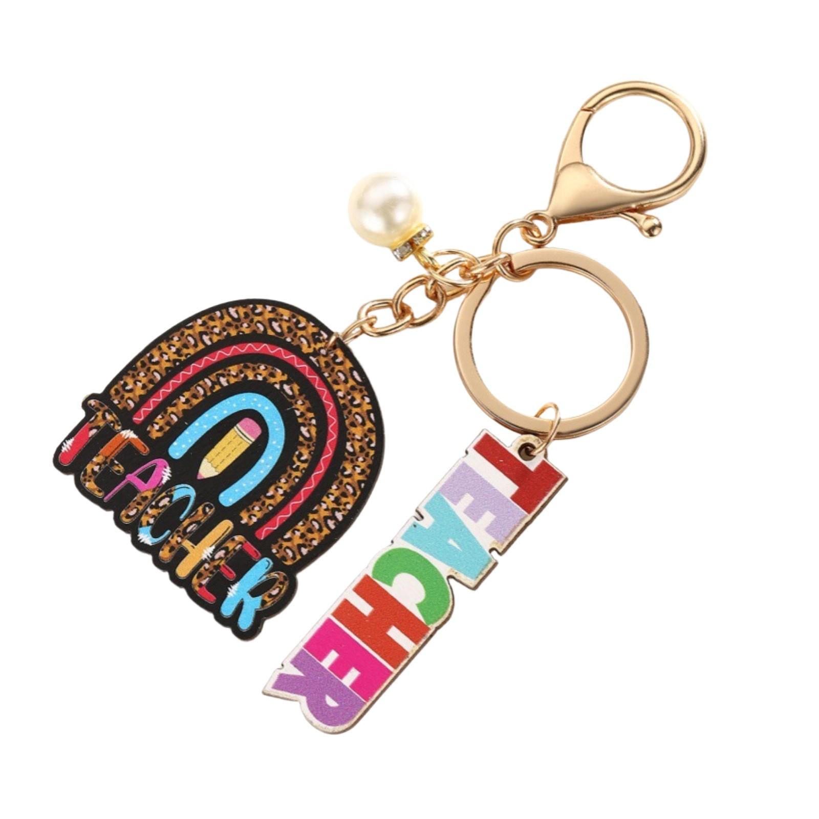 

Campus Graduation Season Wooden Book Keychain Pendant Teacher s Day Gift Ornaments One Size