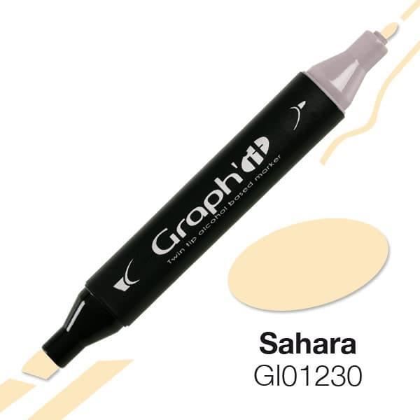Alcohol Marker - GRAPH IT - 1230 Sahara - Double Japanese Tip - Opaque - Permanent