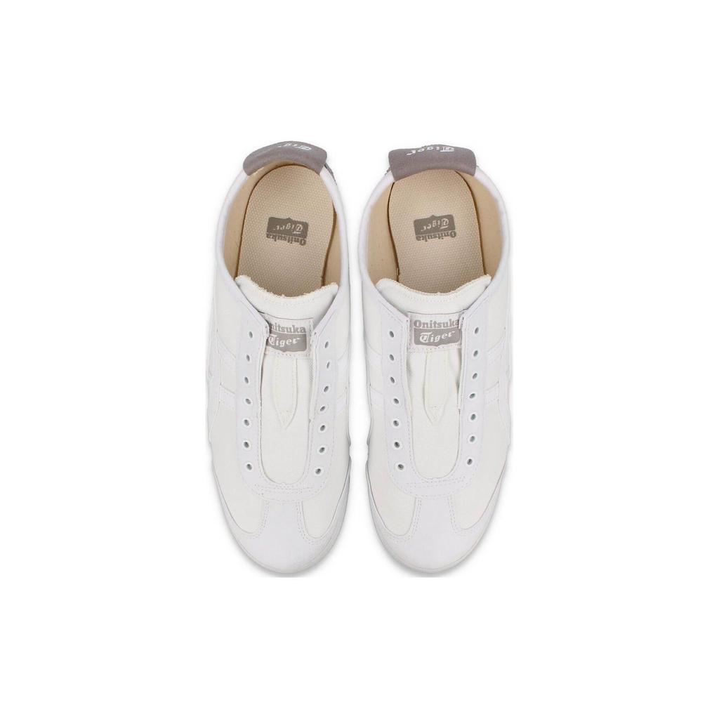 Onitsuka Tiger Unisex Mexico 66 Slip‑On White Grey Leather Slip‑on Sneakers 1183A360‑119