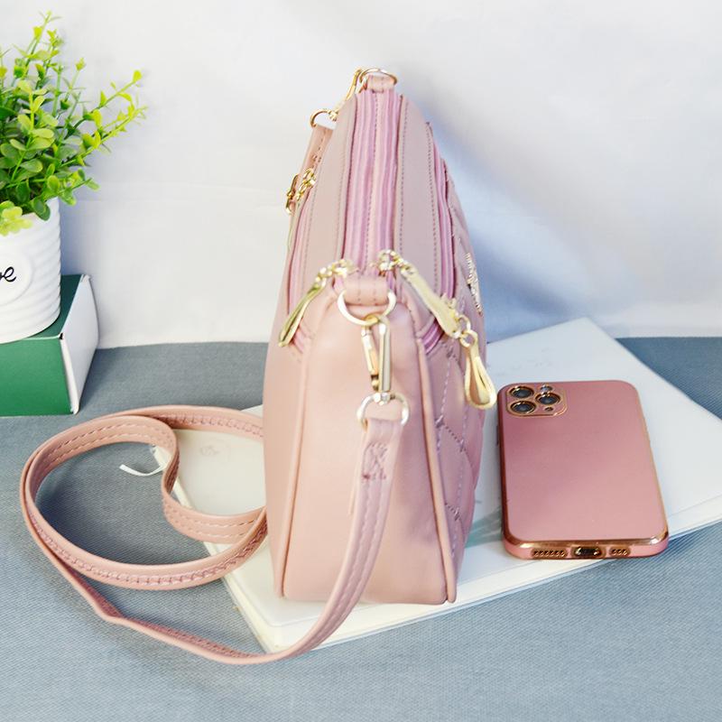 2025 Embroidered Crossbody Large-Capacity Shoulder Bag for Elderly - Casual & Fashionable