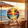 Acrylic Jigsaw Puzzle Suncatcher 83 Pcs DIY Puzzles Craft Kit for Adults Colorful Window Hanging Ornament for Women Men Home Garden Decor