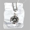 New Fashion Personality Creative Sunflower 925 Sterling Silver Jewelry Female Retro Old Flower Pendant Necklaces TYB356
