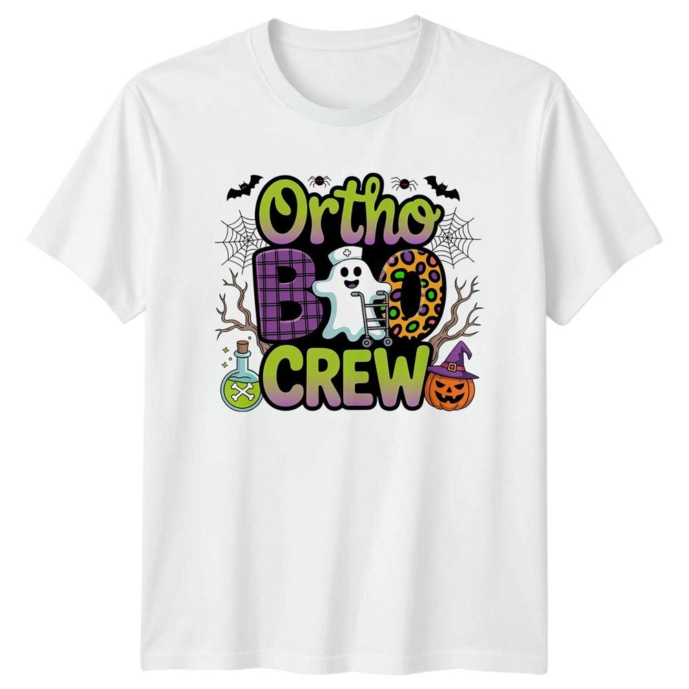 Ortho Boo Crew Unisexs TShirt Orthopedic Nursing Healthcare Halloween Gift S