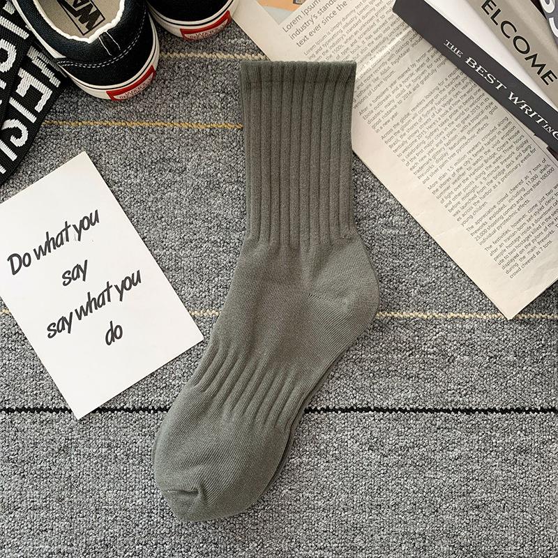 5 perechi de șosete unisex de culoare solidă, de designer, moi, respirabile, pentru sport în aer liber, șosete de afaceri pentru glezne, bărbați, femei