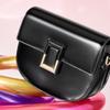 2025 New Luxury Genuine Leather Women's Saddle Bag Crossbody Bag Ladies Shoulder Bag Fashion Casual European and American Handbag