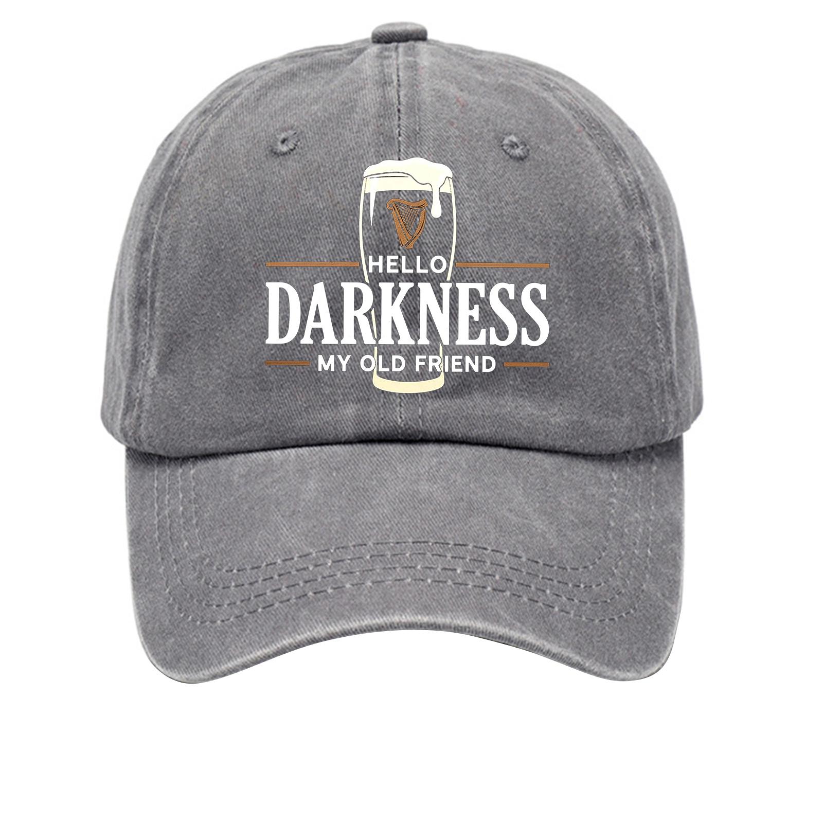 Хлопковая бейсболка с принтом, потертая, с мягким верхом, джинсовая шляпа, винтажная шляпа