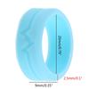 Silikonový kroužek svítící ve tmě Dámský snubní prsten pro přežití v přírodě Světelný kroužek Trendové šperky pro ženy muže