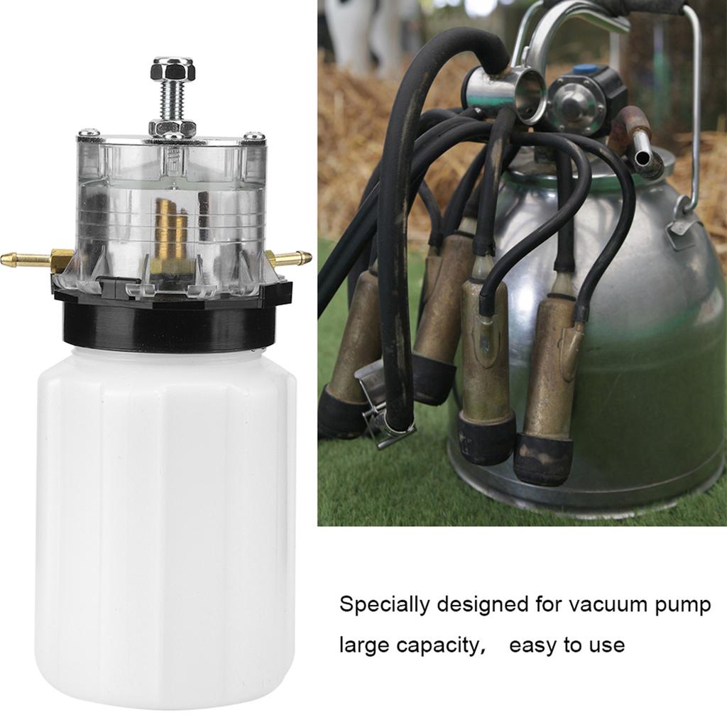 Plastová nádoba na olej dojičky pro dojicí stroj na krávy, ovce a kozy, vakuové čerpadlo, příslušenství