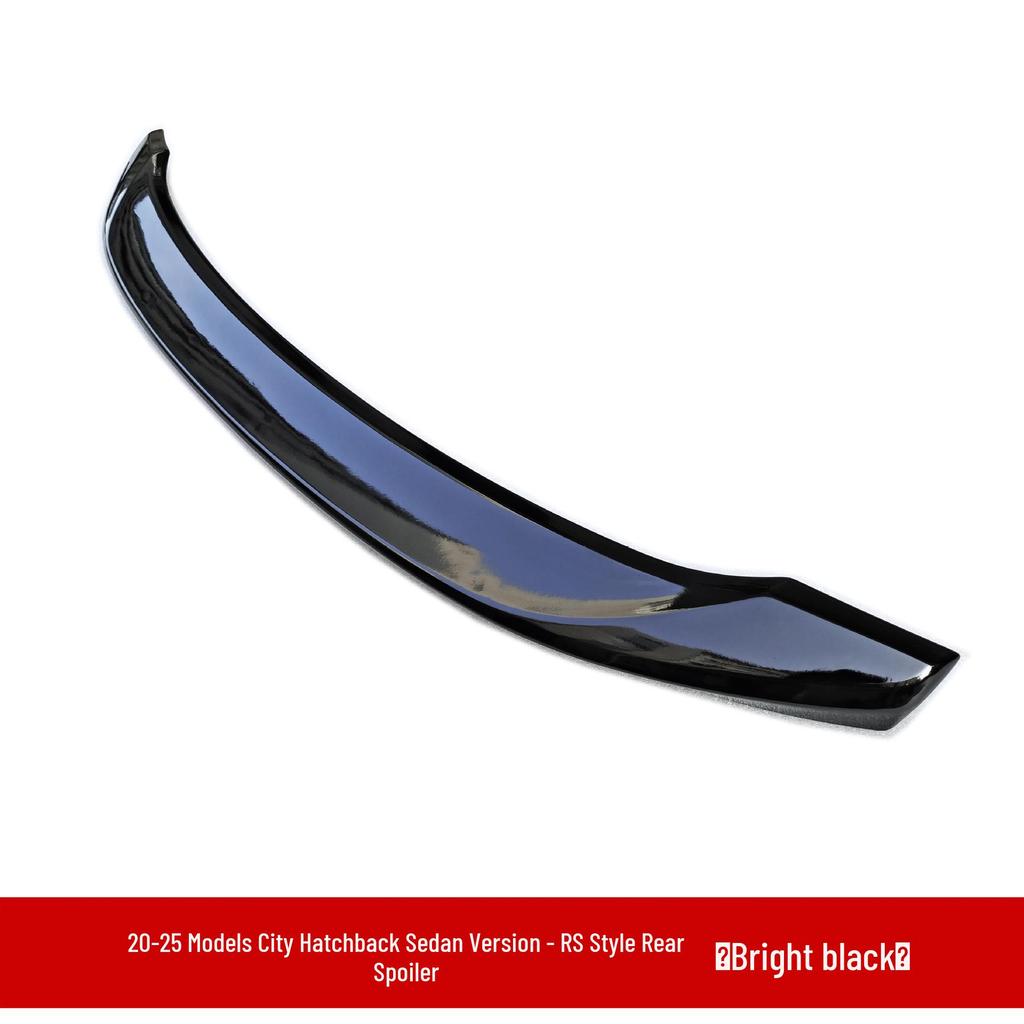2020 Honda City RS Sedan Accessories: Rear Spoiler, Roof Spoiler, Diffuser, Side Skirts.