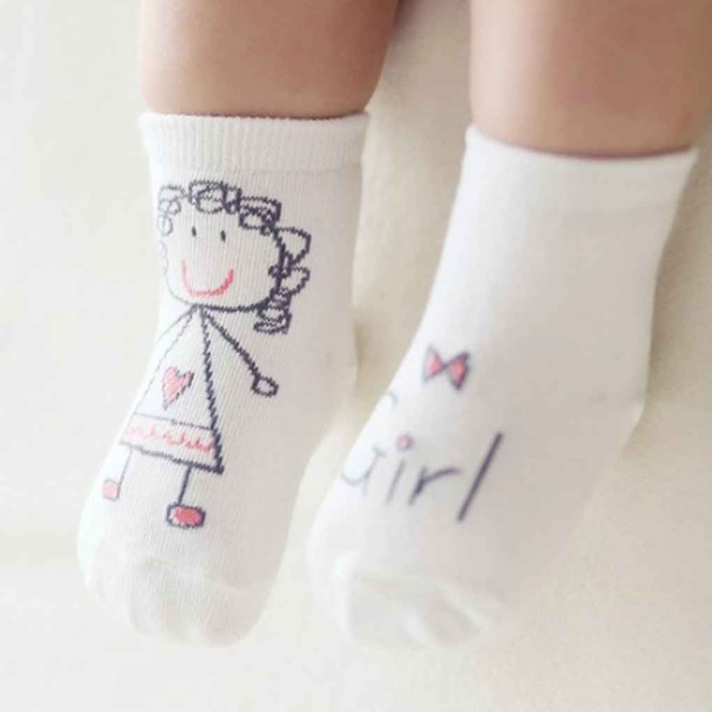 Anti-slip Children Cartoon Girls Boys Cotton Newborn Baby Infant Toddler Socks