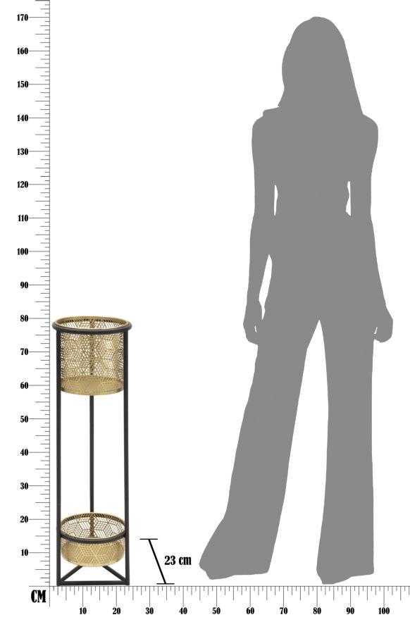 Flower Holder Doppio Cm Ø 23X80