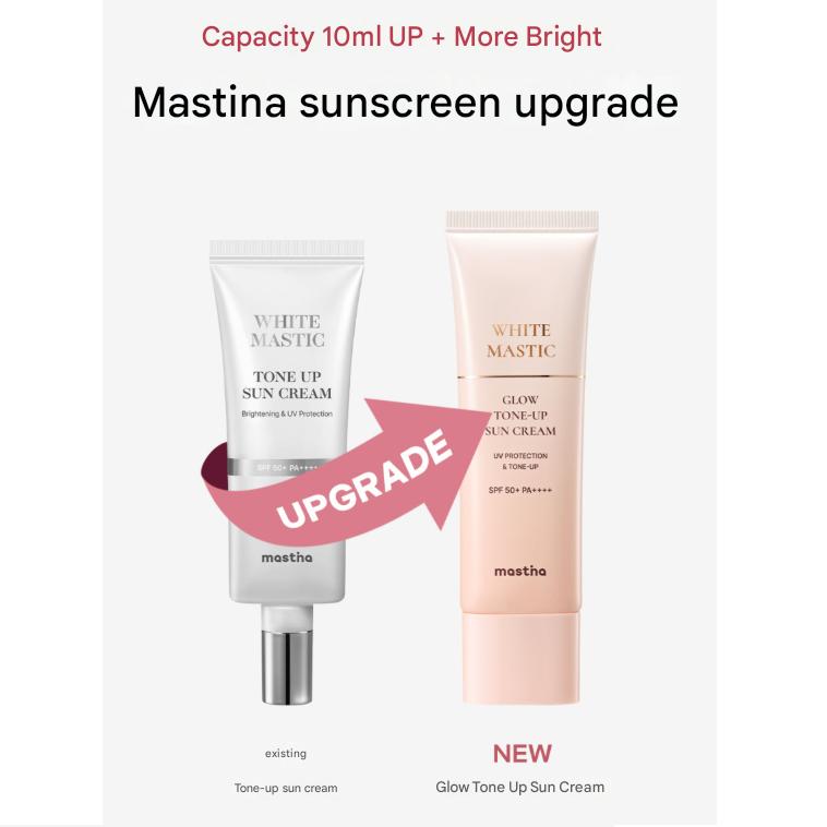 Mastina White Mastic Tone-Up Sun Cream, 50ml, 3 units