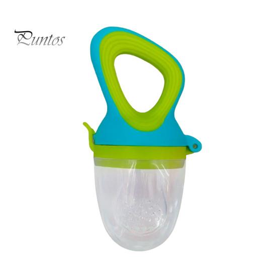 Toddler Eating Training Tool Silicone Baby Fruit Feeder Pacifier, Self Feeding And Teething Choke Prevention Relief Toy, Easy to Hold Seamless
