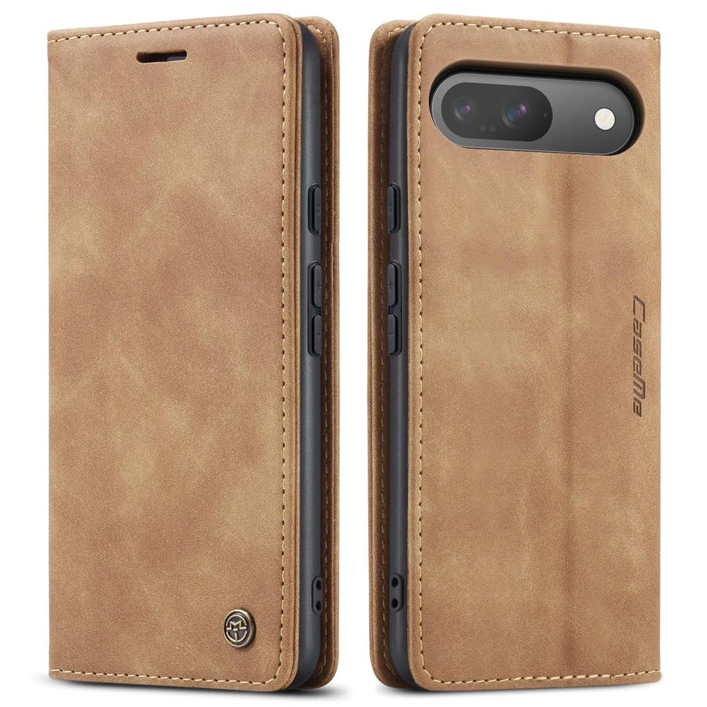 Magnetic Cards Solt Leather Wallet Case for Google Pixel 10 XL 8 9 Pro 10A 8A 7A 6A 7 Flip Plain Book Pocket Stand Phone Cover