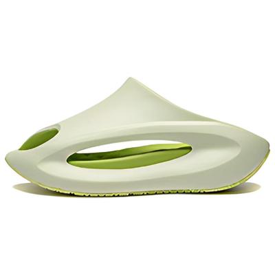 Li Ning Cloud Travel Slay Bequeme Geräuschlose Abriebfeste Pantoletten Unisex-Schuhwerk Hell-Fruchtgrün AZST001-7