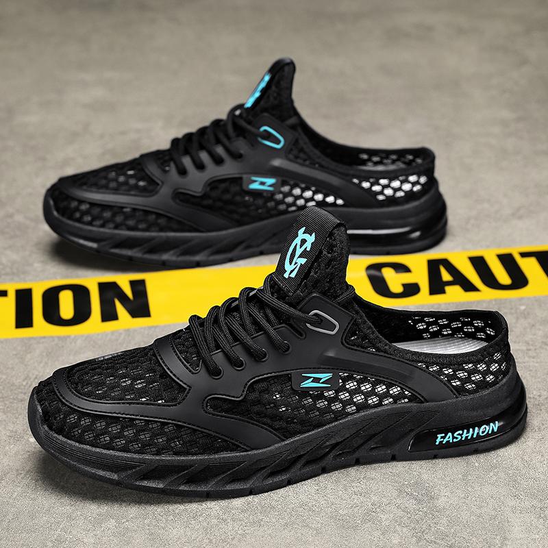 Fashion CYYTL Mens Slippers Casual Outdoor Summer Shoes Breathable Sneakers Walking Hiking Luxury Designer Fashion Loafers House Slides