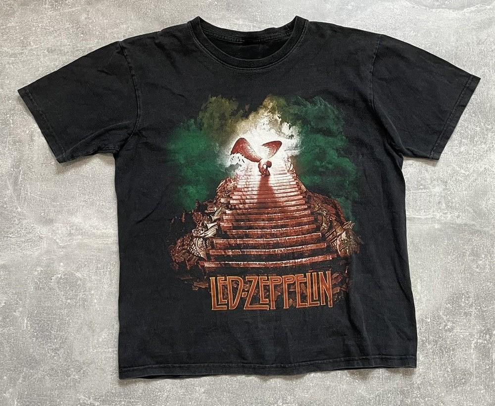 NEW Led Zeppelin T-Shirt Band Tour 90S In Japan Size S To 5XL Reprint Unisex T-Shirt L