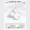 1 Pair Ear Canal Magnetic Charging Hearing Aids Intelligent Noise Reduction Sound Amplifier for Elderly with Portable Charging Box