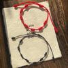 Year of the Rat Red Rope Seven Knots Lucky Woven Bracelet - Adjustable Handmade Couple Bracelet