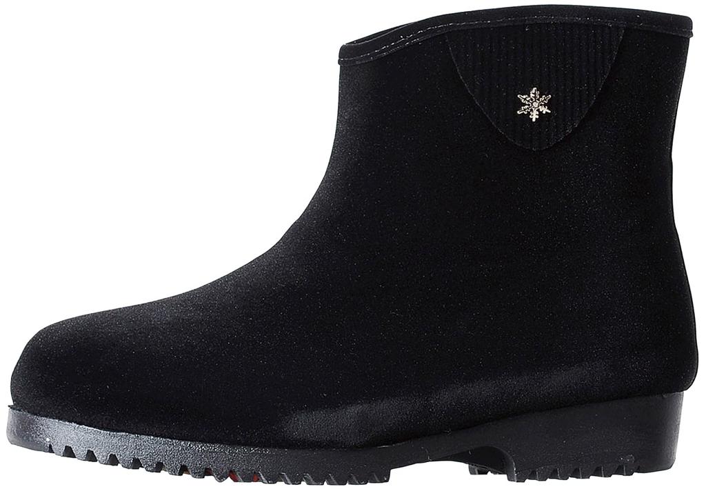 Mitsuuma Emeraude Rain Cold with Spiked Ceramic Spiked Pin Snow Size Women's Boots, Weather, Waterproof, Non-Slip, Lightweight, Sole, Suede-Like