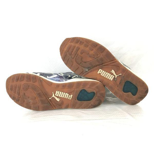 PUMA XS 850 x BWGH Leather Sneakers Men’s UK9 28.0 Blue White Trainers(USED)