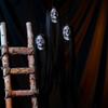 Halloween Decorations, Hanging Ghost Skulls, Gauze, Hanging Ghost Rooms, Haunted House Decorations, Props, Terrifying Skeletons