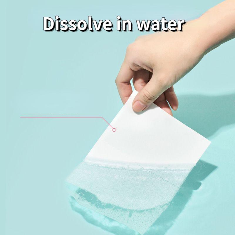 30PCS/60PCS/90PCS Laundry Sterilization, Mites Removal, Stains and Oil Stains, Instant Laundry Bubble Paper, Long-lasting Fragrance