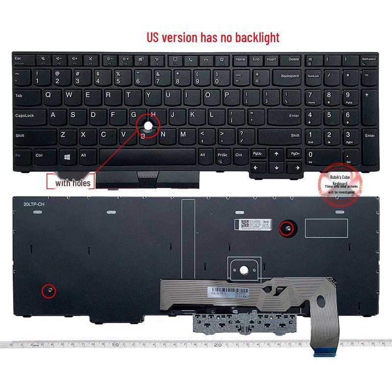 Compatible with Lenovo Thinkpad L15 Gen1-4 and T15P P15V Gen1-3 Keyboards P Series