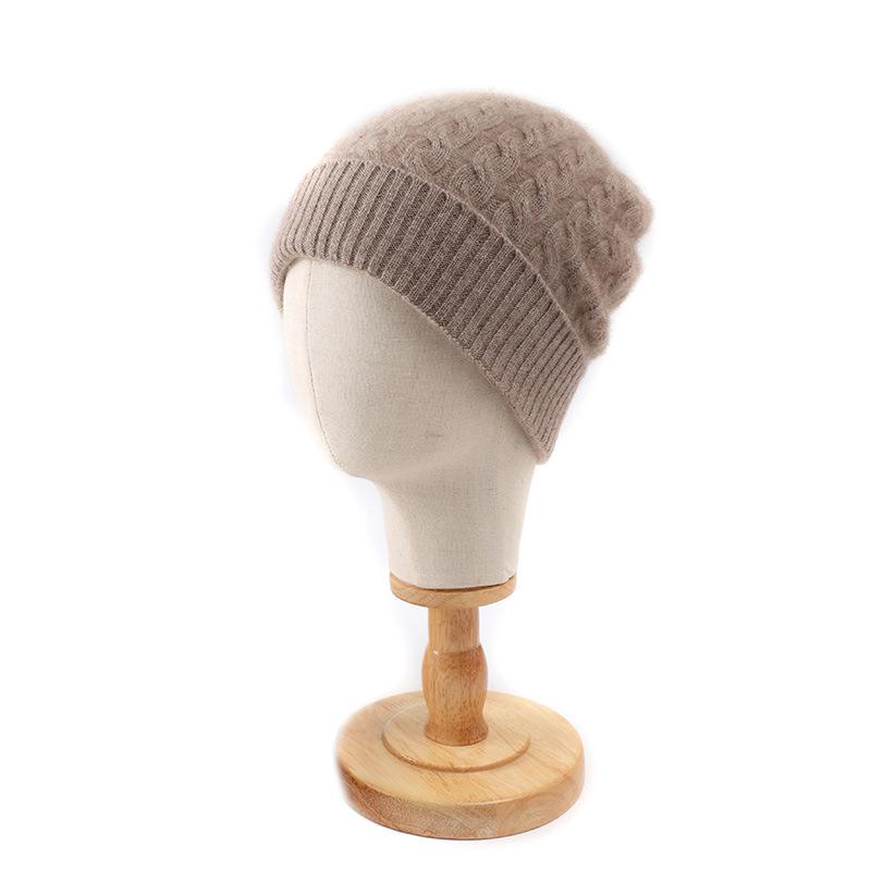 Soft Cashmere Hat Autumn and Winter New Style Casual Ear Protection Cuff Hat for Men and Women Twisted Fashion Knitted Hat