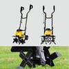 Electric Soil Loosener Household Electric Cultivator Hand-push Garden Tiller Agricultural Plow Hoeing Machine Rotary Weeder