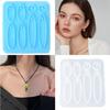 Earring Molds with Holes Hand-Making Accessories Silicone Material for Earrings