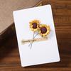 10pcs Universal Greeting Cards Best Wishes with Dried Flowers Creative Greeting Cards