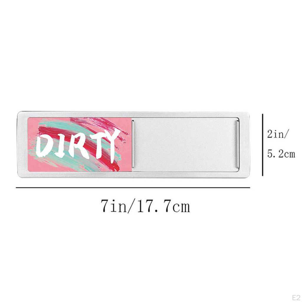 Double Sided Dishwasher Clean Dirty Sign Indicator Cute for Kitchen Fridge