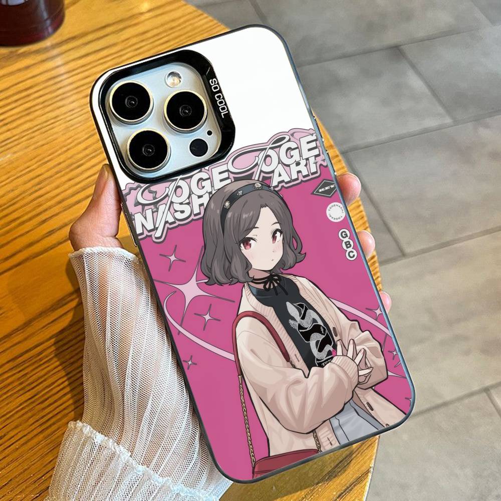 Anime G-GIRLS BAND C-CRY Phone Case For iPhone 16 17 15 14 12 13 Pro Max Black Candy Matte Shockproof Cover