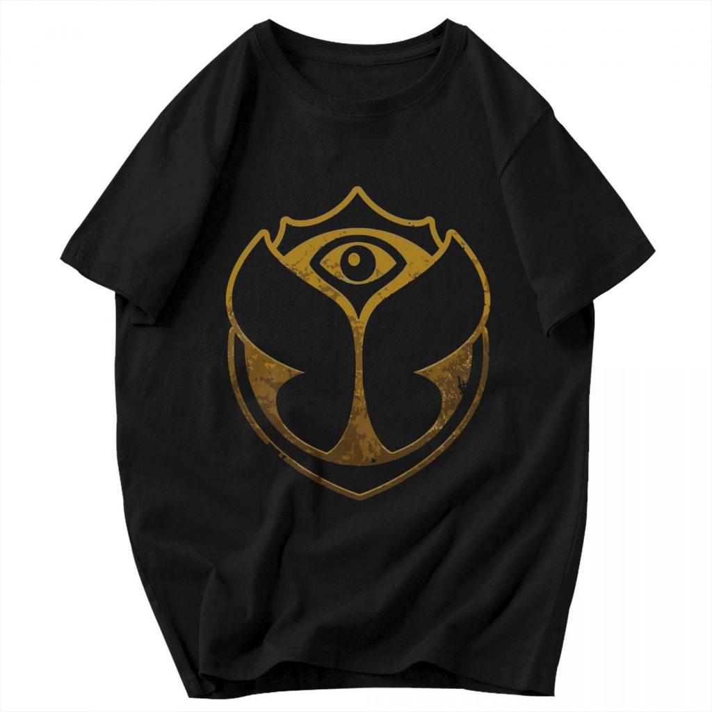 Men T Shirt Tomorrowland Music Idea Y2K Graphic Oneck Unisex Tops T Shirts